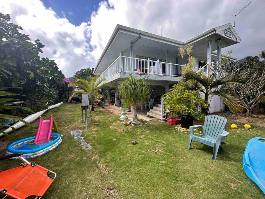 Meri Lodge Huahine Fare Eksteriør billede